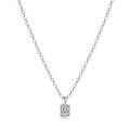 Gosfry Large Square Diamond Pendant Necklaces - GOSFRY
