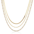 Gosfry Layered Rope Figaro Necklaces - GOSFRY