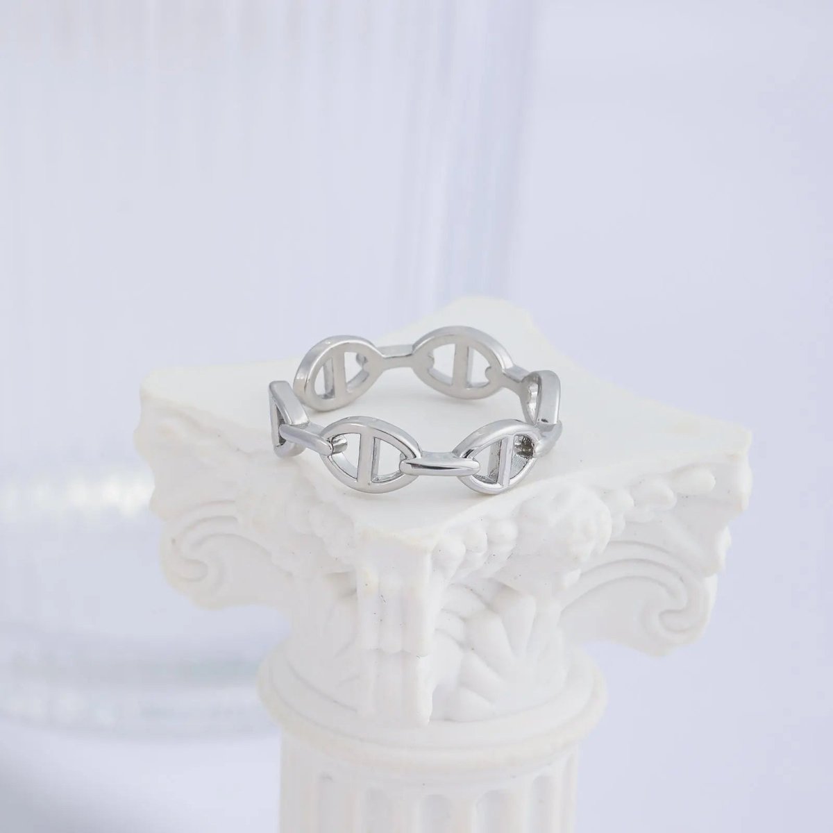 Gosfry Silver Cuba Lightweight Rings - GOSFRY