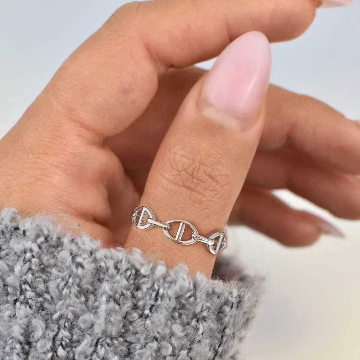 Gosfry Silver Cuba Lightweight Rings - GOSFRY