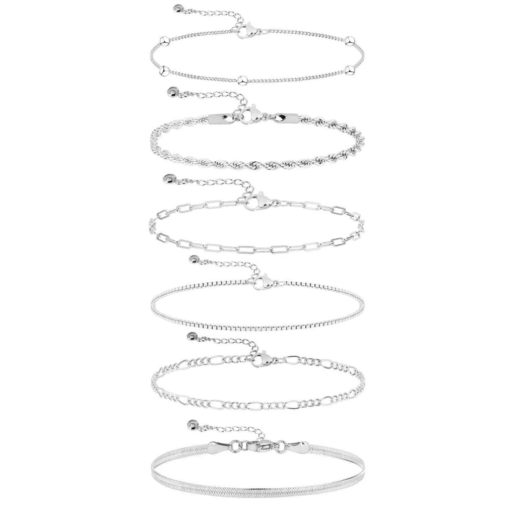 Gosfry Silver/Gold Bracelets Stack - GOSFRY