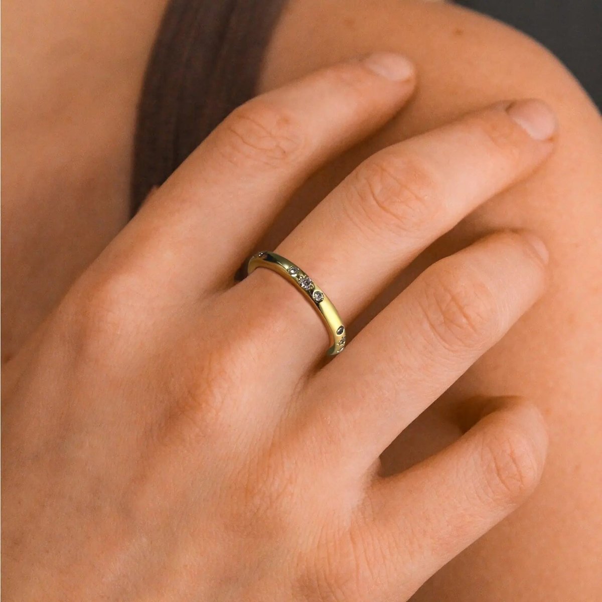 Gosfry Sparkling Cubic Zirconia Rings Size 6 to 9 - GOSFRY