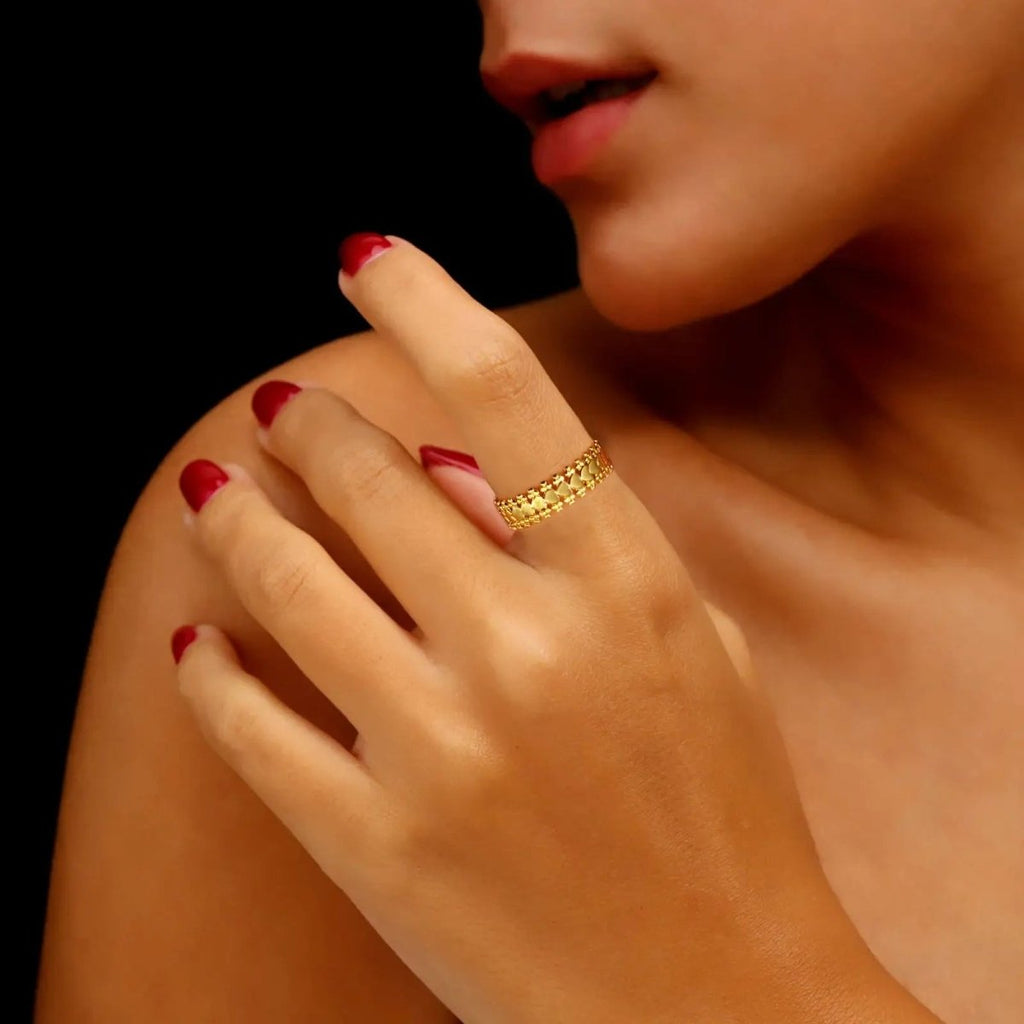 Gosfry Stackable 14K Gold Rings - GOSFRY