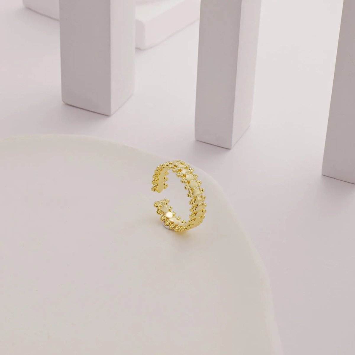Gosfry Stackable 14K Gold Rings - GOSFRY