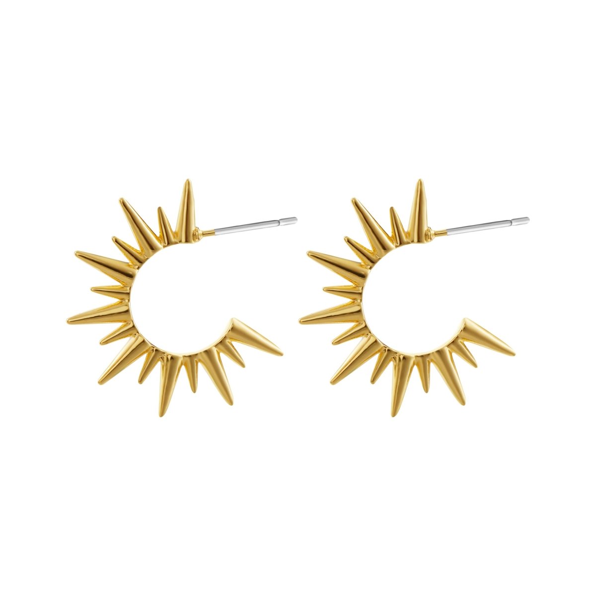 Gosfry Sun Shaped Hoop Earrings - GOSFRY