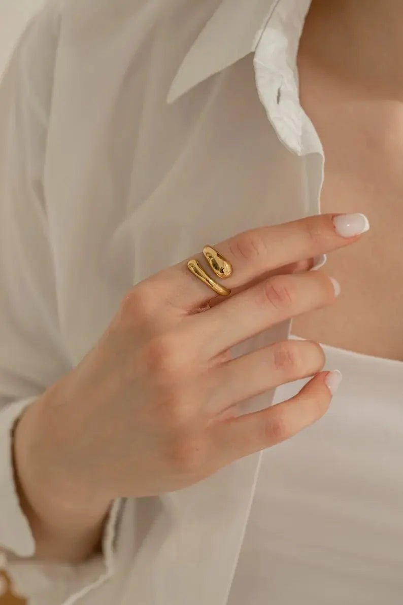 Gosfry Water Droplets Rings - GOSFRY